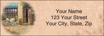 Enlarged view of tuscany address labels 