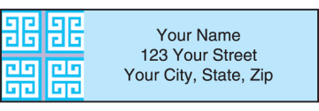 twisted address labels - click to preview