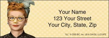 vintage lucy address labels - click to preview