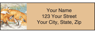 wildlife adventure address labels - click to preview