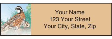 wildlife adventure address labels - click to preview
