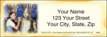 the wizard of oz address labels - click to preview