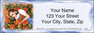 the wizard of oz address labels - click to preview