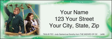 the wizard of oz address labels - click to preview
