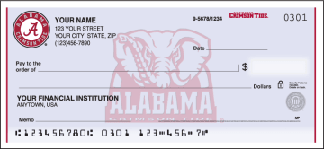 Alabama Logo Checks - click to view larger image