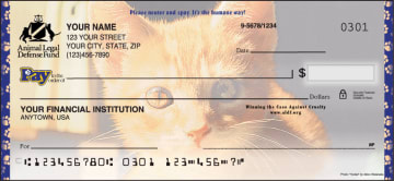 animal legal defense fund checks - click to preview