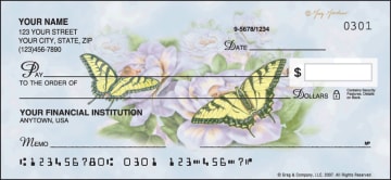 butterfly blooms checks - click to preview