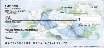 Enlarged view of butterfly blooms checks 