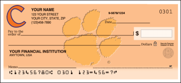 Clemson University Tigers Checks – click to view product detail page