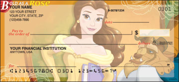 Enlarged view of disney princess checks 