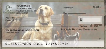 Enlarged view of ducks unlimited checks 