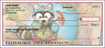 Enlarged view of forest friends checks 