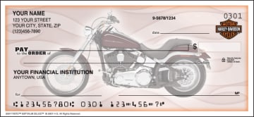 side tear - harley-davidson checks - click to preview