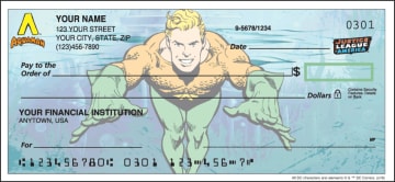 Enlarged view of the justice league checks 
