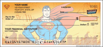 the justice league checks - click to preview