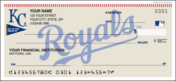 Kansas City Royals¿ Checks - click to view larger image