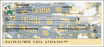 University of Notre Dame Checks - click to view larger image