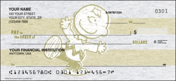 Enlarged view of peanuts checks 