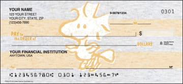 Enlarged view of peanuts checks 