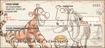 disney pooh & friends checks - click to preview