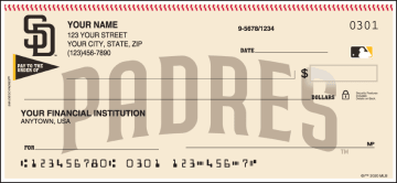 Enlarged view of san diego padres&trade; checks 