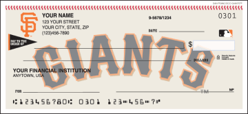 San Francisco Giants¿ Checks - click to view larger image