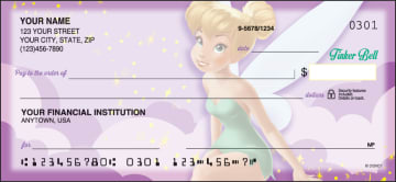 disney tinker bell checks - click to preview