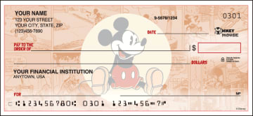 side tear - disney vintage mickey checks - click to preview