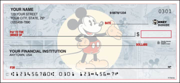 side tear - disney vintage mickey checks - click to preview