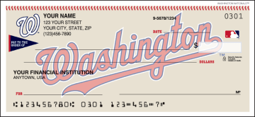 Washington Nationals¿ Checks - click to view larger image