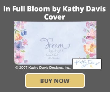 In Full Bloom by Kathy Davis Checkbook Cover