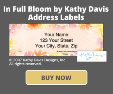 In Full Bloom by Kathy Davis Address Labels