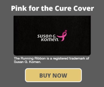 Susan G. Komen Checkbook Cover