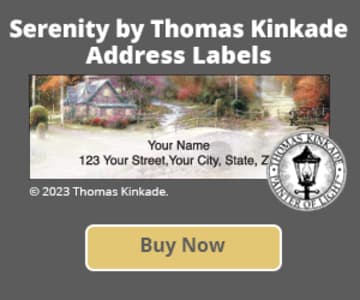 Serenity by Thomas Kinkade Address Labels