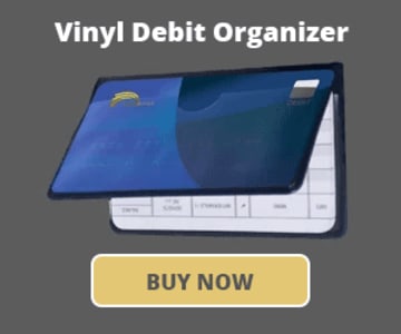 Vinyl Debit Organizer