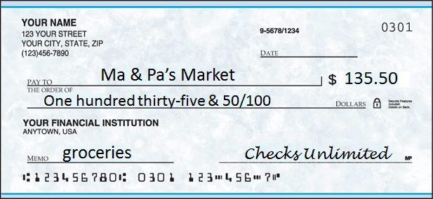  How To Write 300 On A Check How To Write A Check For 300 Dollars 