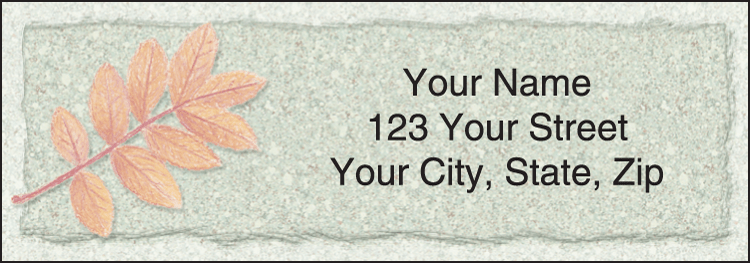 Autumn Leaf Address Labels