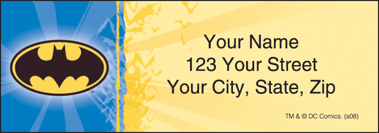 Batman Address Labels
