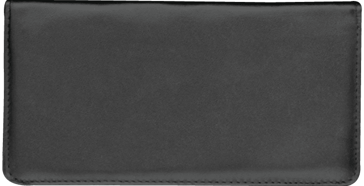 Black Checkbook Cover – click to view product detail page