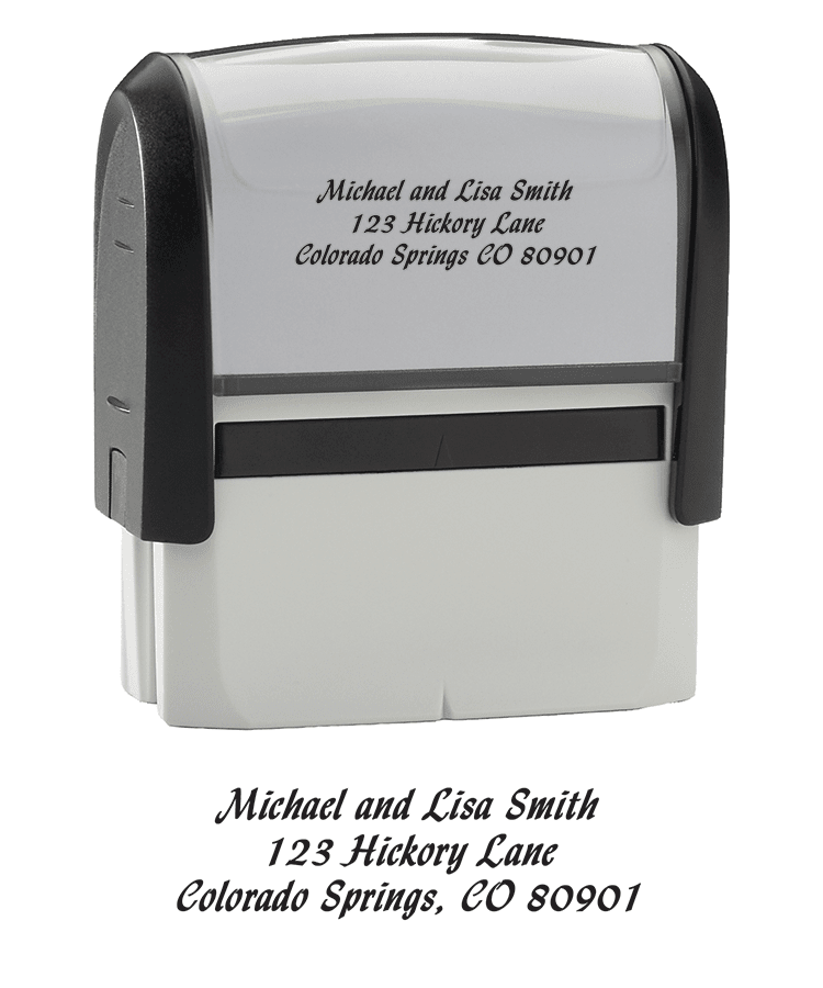 Calligraphy - Return Address Stamp – click to view product detail page
