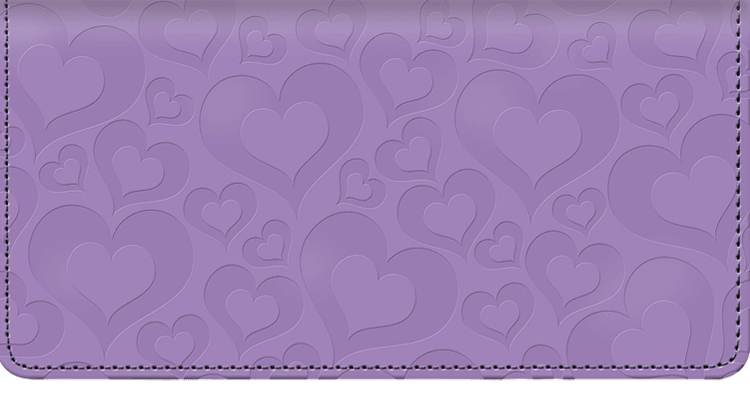 Hearts Checkbook Cover – click to view product detail page