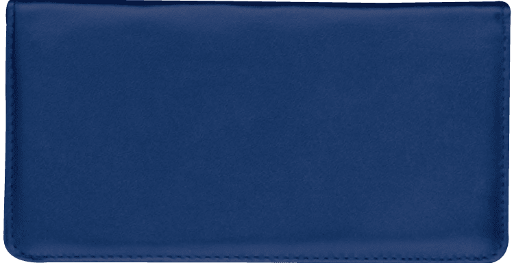 Navy Checkbook Cover – click to view product detail page