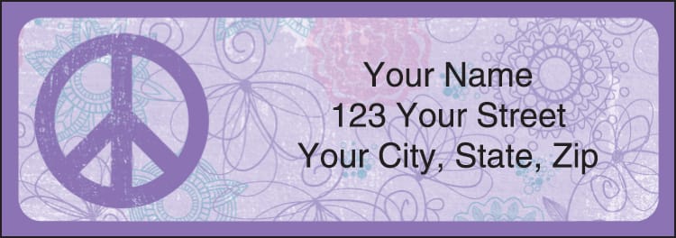 Peace Address Labels – click to view product detail page