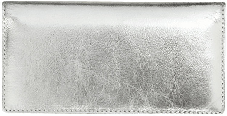 Silver Metallic Checkbook Cover – click to view product detail page