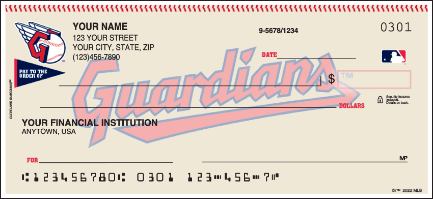 Cleveland Indians™ Checks – click to view product detail page
