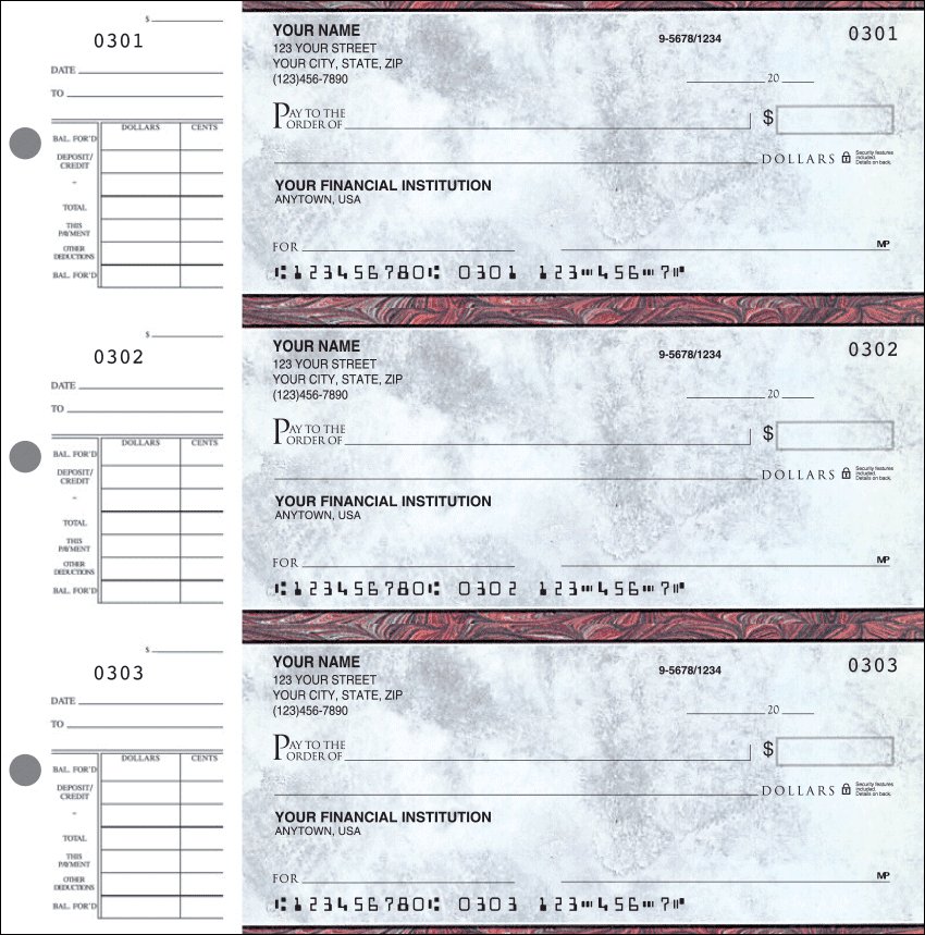 checks with carbon copy Checks Unlimited