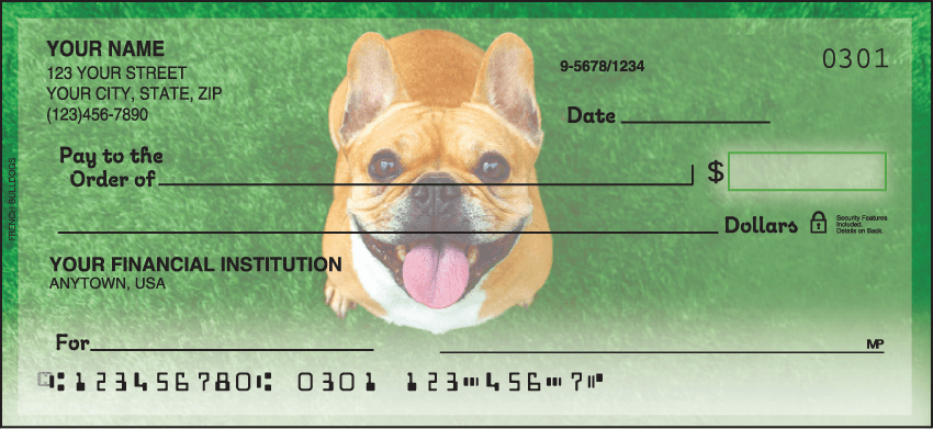 French Bulldog Checks – click to view product detail page