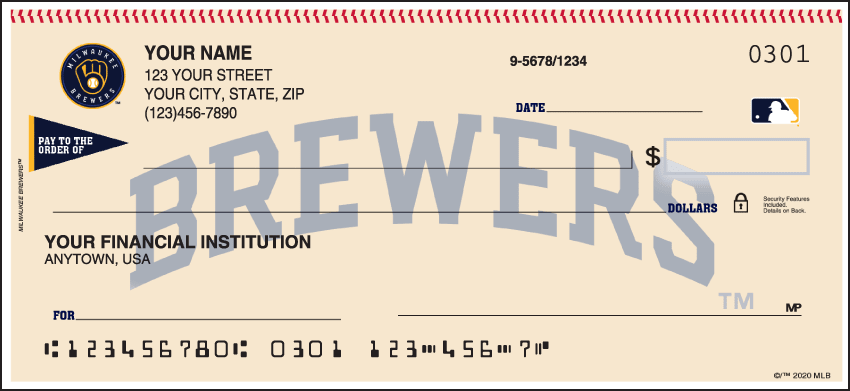 Milwaukee Brewers™ Checks – click to view product detail page