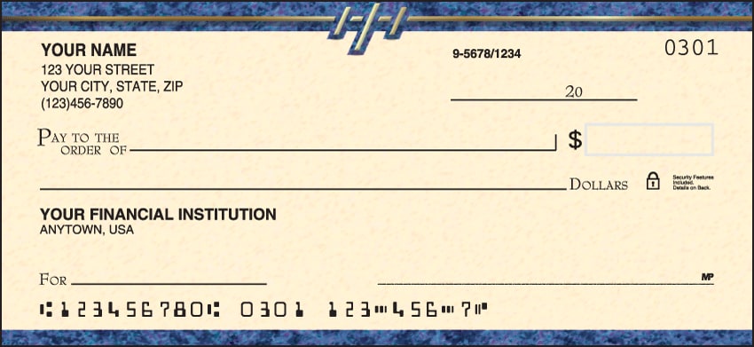 Enlarged view of sophisticates checks 