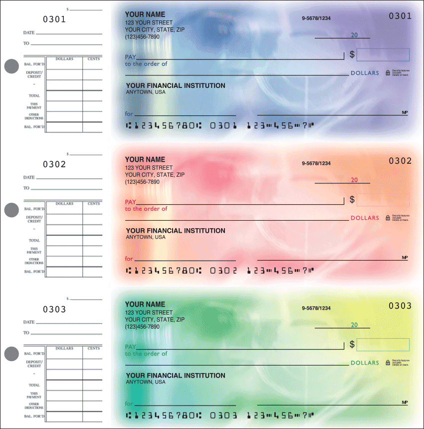 Spectrum Desk Set Checks Checks Unlimited